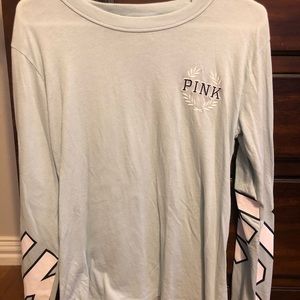 light blue PINK SHIRT